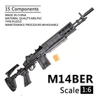 Фигурки M14BER Mk 14, масштаб 16, 12 дюймов, модель M14BER Mk 14, 01 пистолета модель винтовки, 1100 мг Bandai Gundam, игрушки