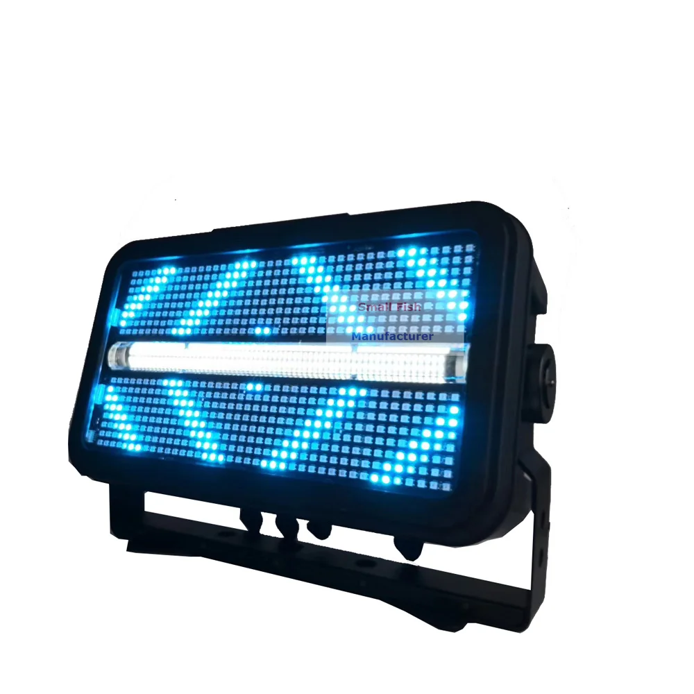 Светодиодный супер-Стробоскоп 1400 Вт RGB DMX стробоскоп светодиодный фонарики