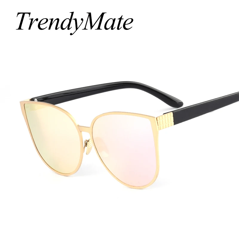 Очки солнцезащитные женские кошачий глаз зеркальные UV400 2018 м|oculos fashion|oculos uv400cat eye