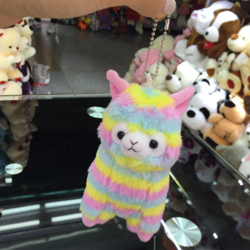 8 шт. 13 см Kawaii Мини Подвески букет игрушек ламы альпаки Япония Alpacasso Arpakasso