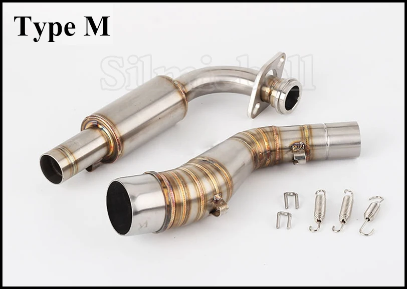 Type M NMAX Escape Moto для Yamaha NMAX 155 NMAX 125 NMAX155 NMAX125 слипоны Мотоцикл выхлопная труба akrapovic глушитель с соединительной трубой - Цвет: Type M