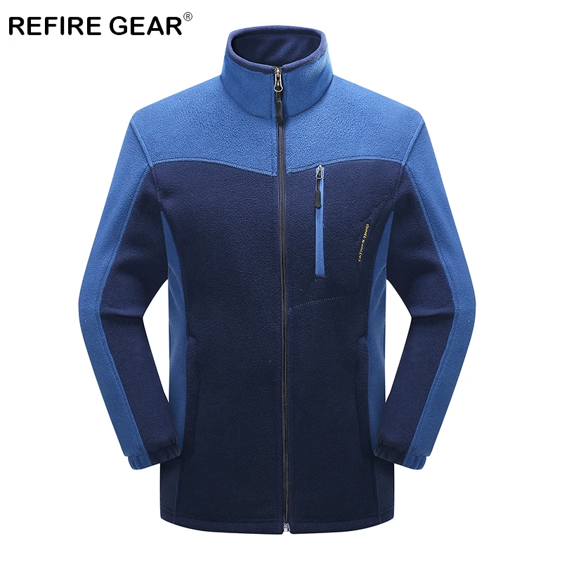ReFire Gear зимние теплые флисовые куртки для кемпинга на открытом воздухе Мужская