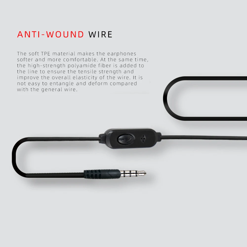H1 проводные наушники-вкладыши без потерь аудио HIFI наушники тяжелый бас Спортивная гарнитура с микрофоном Проводная гарнитура 3,5 мм для телефона