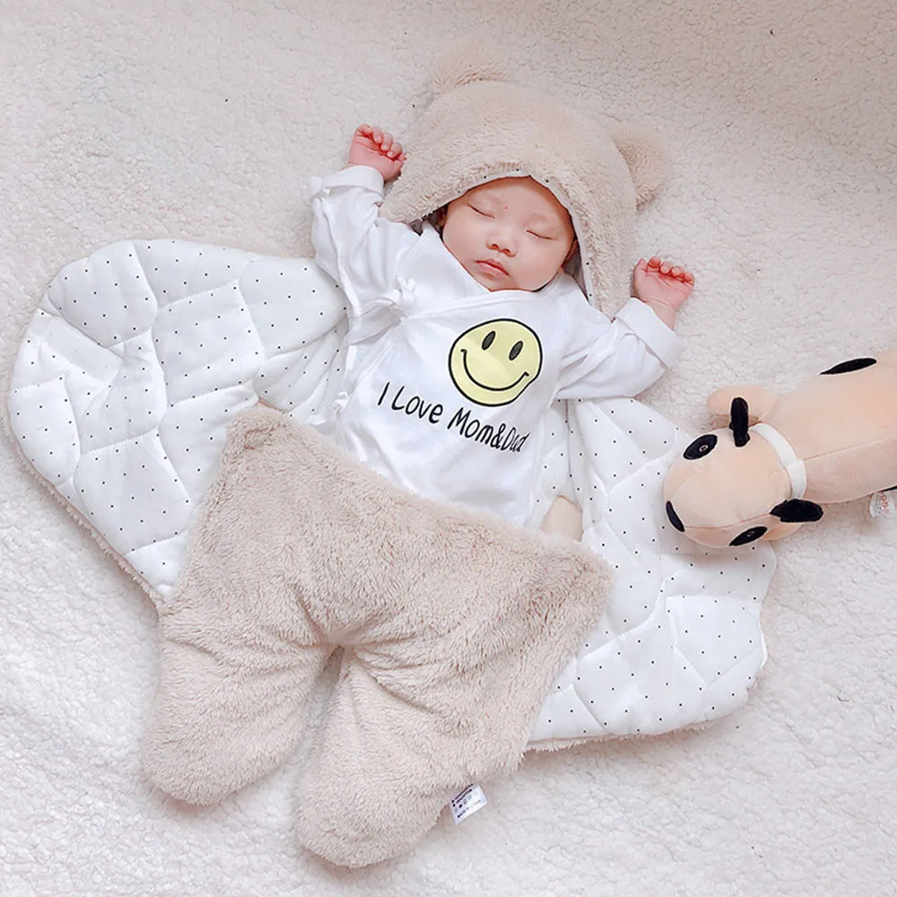 Для новорожденных милый, для новорожденных и малышей, хлопковые однотонные спальное одеяло для мальчиков и девочек, Обёрточная бумага для пеленания; прелестная однотонная Одеяло Детское покрывало для сна Одеяло