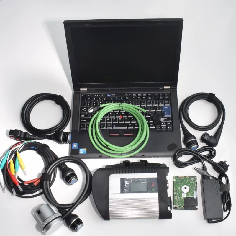 

Automotive repair diagnosis tool Used laptop computers T410 I5 & I7 4G+MB Star C4 SD Connect C4 compact+320GB HDD with software