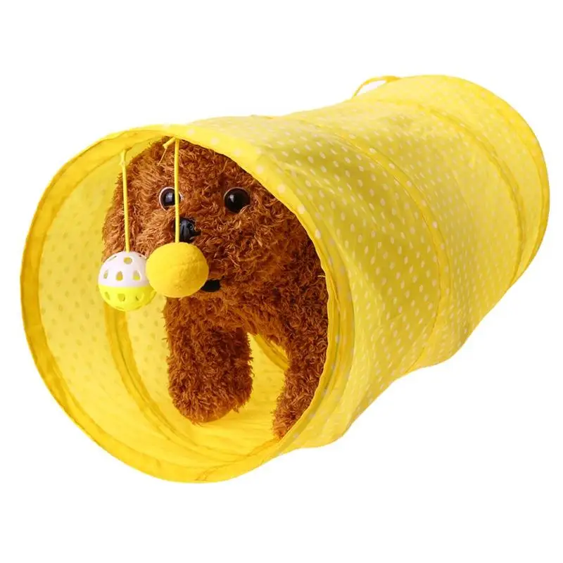 Забавный питомец Кошка Туннель кошка играть туннель трубы складной Crinkle котёнок Кот Игрушка хорьки кошка кролик Играть Игрушка