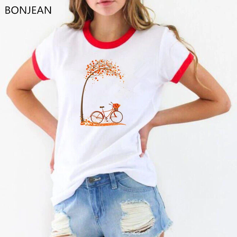 Женская футболка с надписью love белая принтом велосипеда воздушных шаров