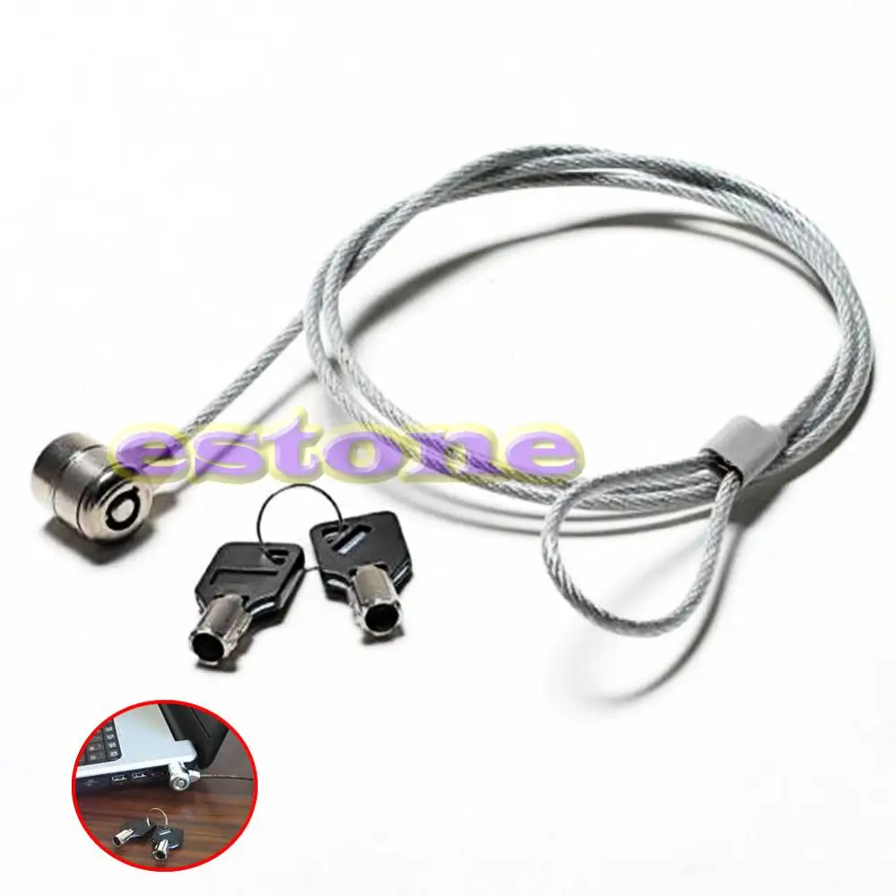 

High Quality Notebook Laptop Computer Lock Security Security China Cable Chain With 2 Key Brand New