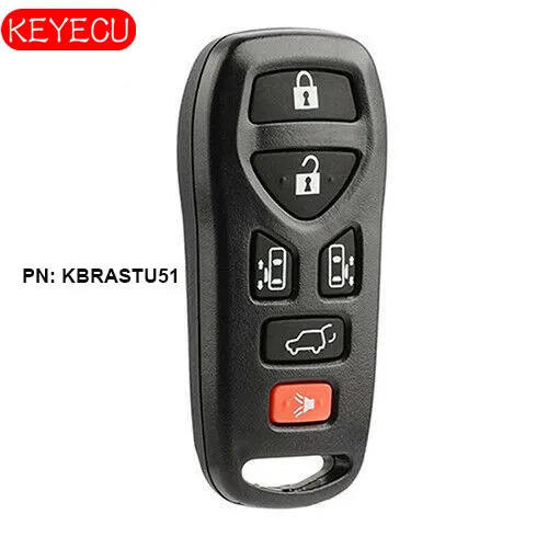 Пульт дистанционного управления Keyecu с 6 кнопками БЕСКЛЮЧЕВОЙ Брелок для Nissan Quest PN: