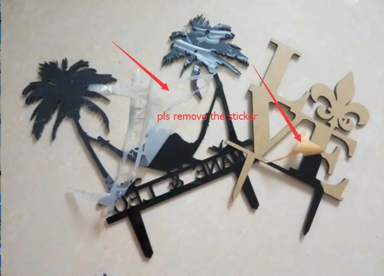 Свадебный торт Топпер с собакой и кошкой силуэт Торт Топперы два уровня