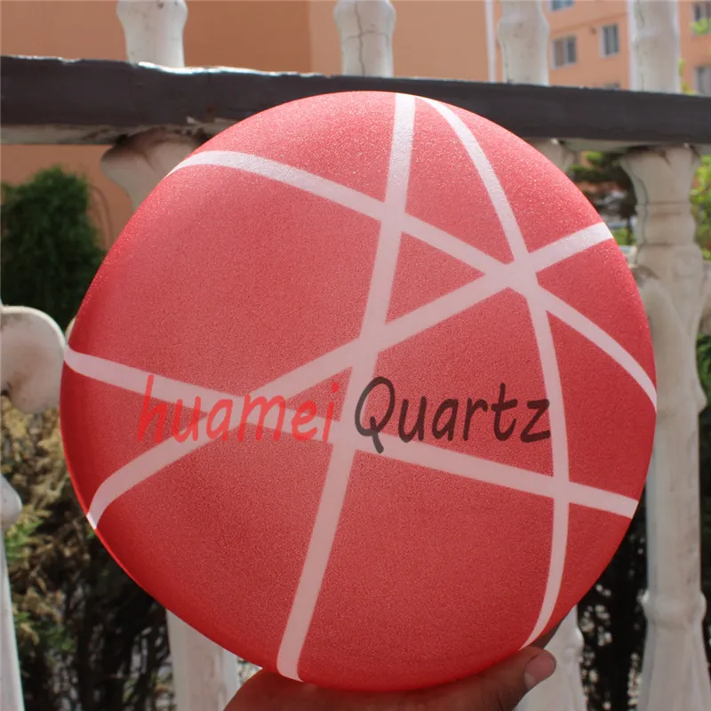 Чакра с матовой кварцевой хрустальной чашей в цветную полоску 11 дюймов|bowl singing|bowl