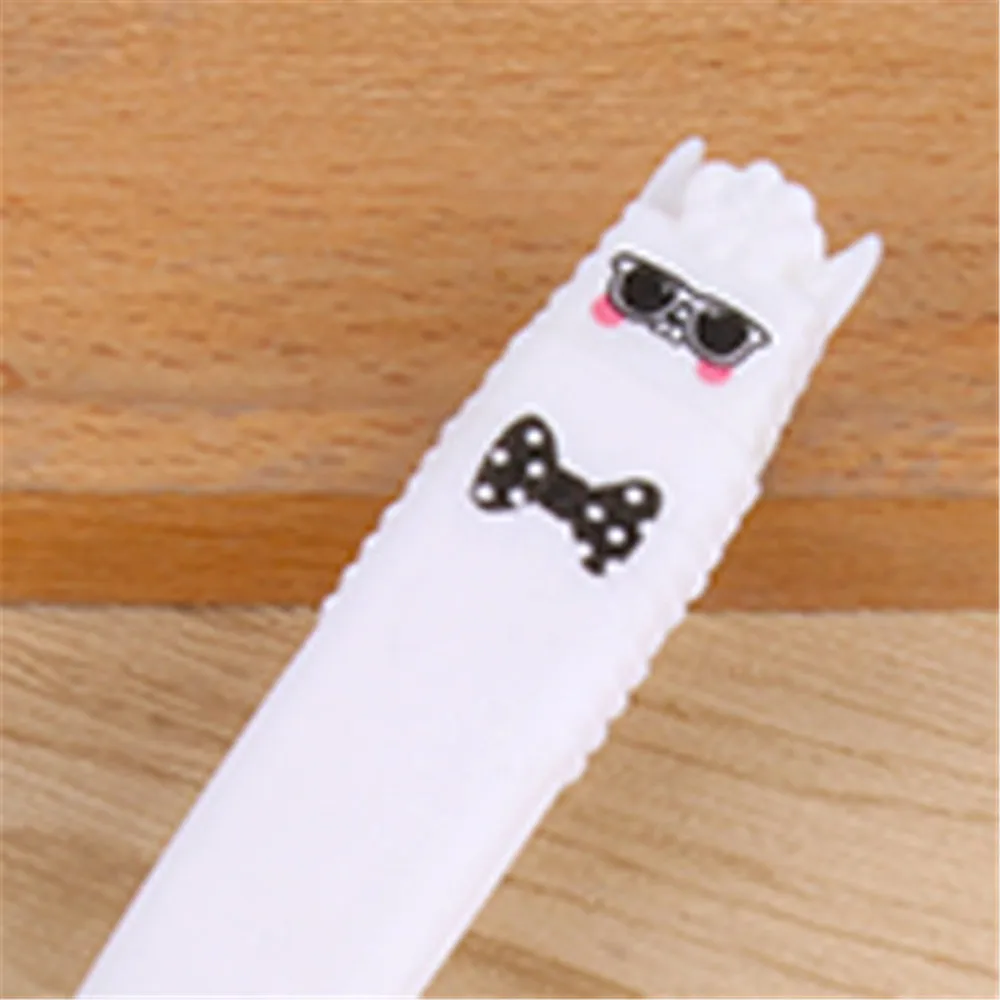 1 шт. рисунок из мультфильма креативное Альпака выражение бантик гелевая ручка