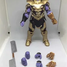 Аниме 18 см SHF Thanos Marvel Star Final batch черная Widow передвижная ПВХ фигурка