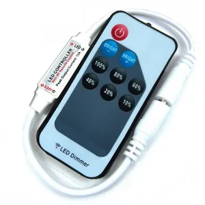 Мини светодиодный пульт дистанционного управления DC5-24V RF беспроводной пульт дистанционного управления 2pin для 6A одноцветная Светодиодная лента для освещения 9 клавиш