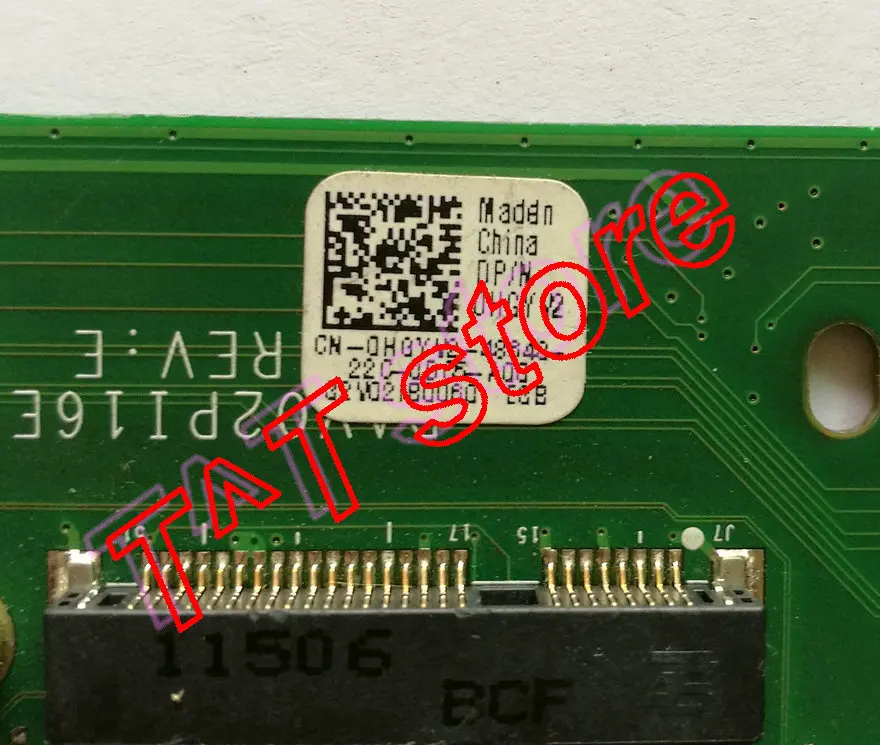 Оригинальная серия 14R N4110 аудио USB Ethernet LAN плата DAV02PI16E1 HGYV2 0HGYV2 тест хорошая