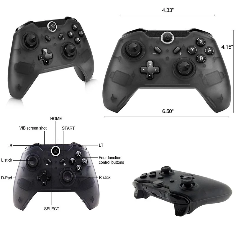 Контроллер для Nintendo Switch заряжаемый беспроводной профессиональный игровой Bluetooth