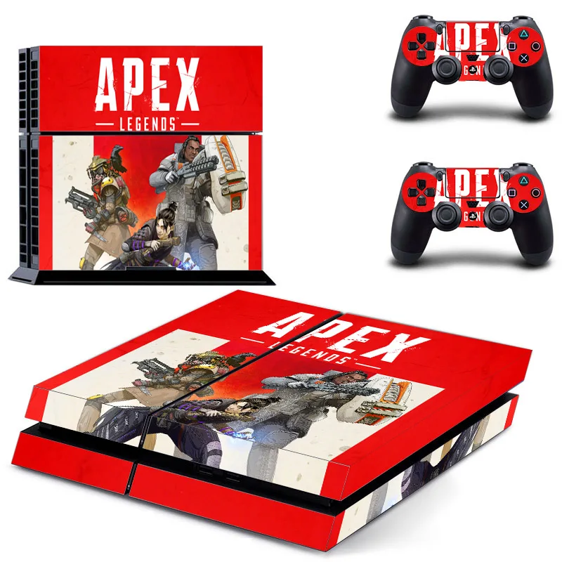 1 Для Apex Legends пвх виниловая наклейка кожный чехол для PS4 контроллер для Playstation Dualshock 4 консоль наклейка на джойстик - Цвет: 1