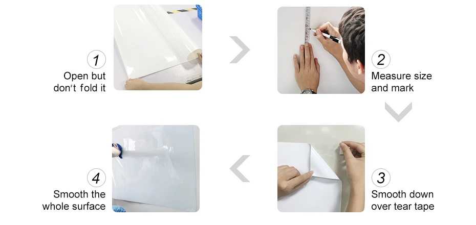 DIY Белая доска наклейка стираемая самоклеящаяся белая доска съемные чертежи доска для записей для офиса школы домашний декор