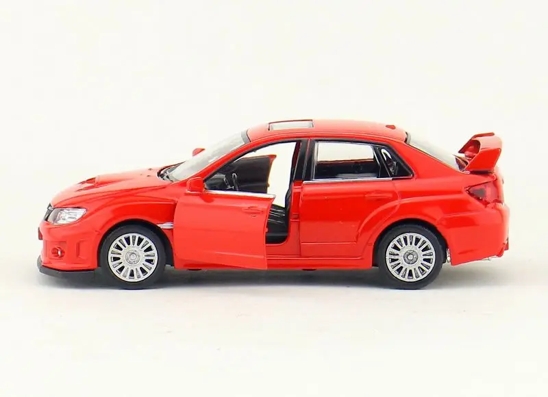 Имитация высокой изысканной игрушечной машины Diecast: RMZ city Стайлинг автомобиля Subaru