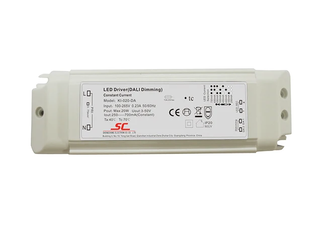 KI 20 DA Вт серии DALI dimmable декодер постоянного тока и драйвер AC100 265V вход пожалуйста