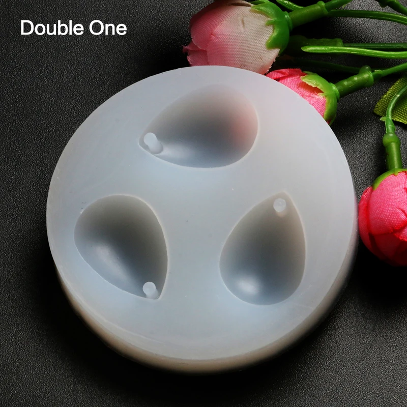 Женская силиконовая подвеска в форме капли с отверстием ожерелье ручной работы