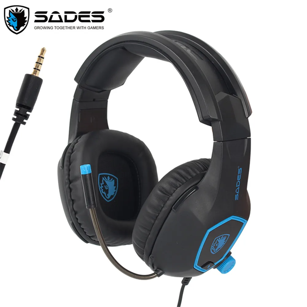 Sades Sa818 компьютерные игровые наушники Pc Gamer гарнитура для Ps4 Xbox One контроллер ноутбук мобильный телефон с микрофоном бас Casq