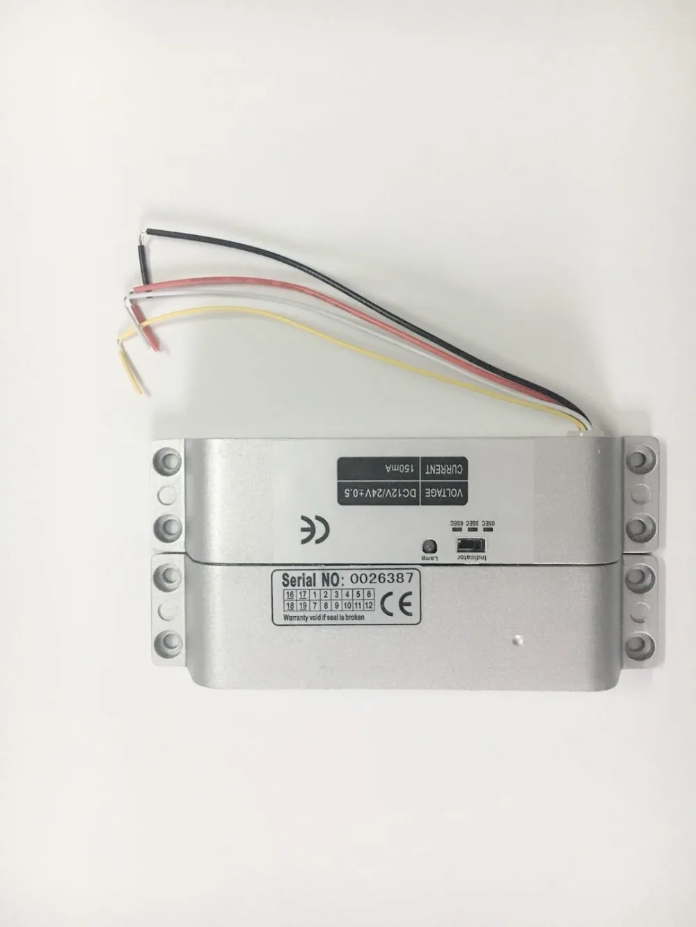 NC Электрический врезной DC 12V не безопасный замок болт для системы контроля