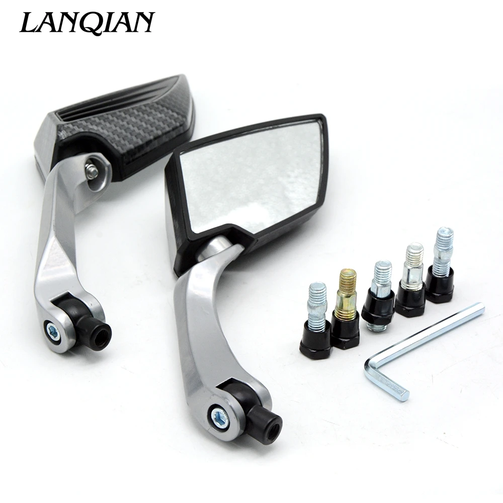 Универсальное боковое зеркало заднего вида для мотоцикла 8 мм 10 Kawasaki Z ZR ZX 125 250 750