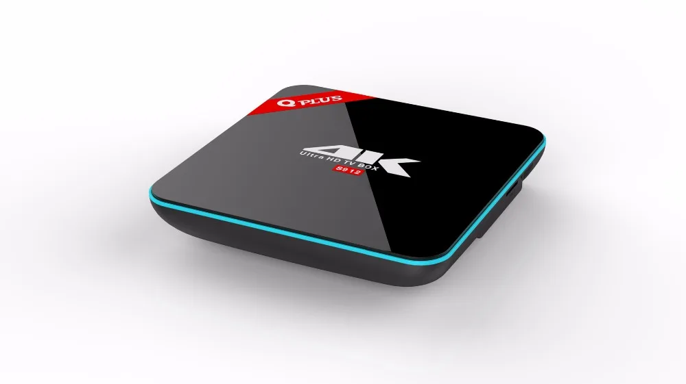 ТВ приставка Q Plus на Android 6 0 с восьмиядерным процессором Amlogic S912 2 ГБ/16 ГБ двойным Wi Fi
