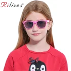 Модные детские солнцезащитные очки rilifox uv400, детские солнцезащитные очки, Детские винтажные очки, уличные очки, детские солнцезащитные очки с сумкой