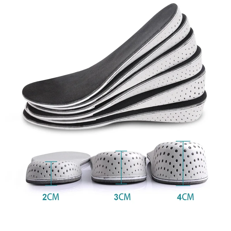

1 Pair Women Men Comfortable Height Increase Insole Unisex Insert Memory Foam Insoles Shoes Full Hlaf Pad Cushion