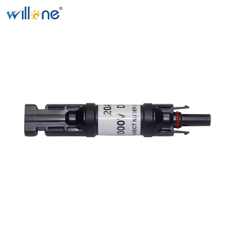 Willone 2 cps Бесплатная доставка IP67 Солнечный предохранитель разъем 20A используется