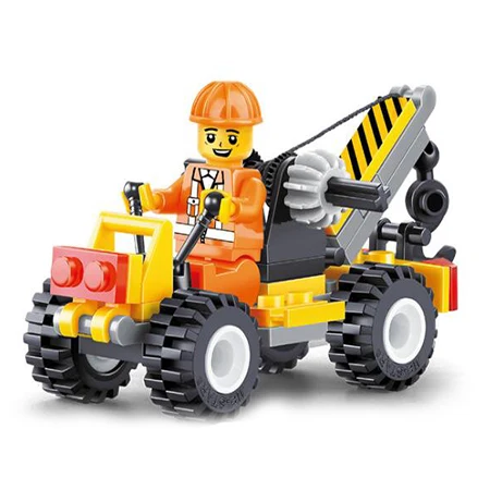 L Серия "Городская полиция", наборы строительных блоков, собранные модели Playmobil, Развивающие DIY Кирпичи для детей, игрушки 12 стилей, Brinquedos - Цвет: L
