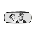 Модный холщовый чехол для карандашей с Маркусом и мартинусом, школьные принадлежности для мальчиков, классные принты, Студенческая ручка для письма, кошелек