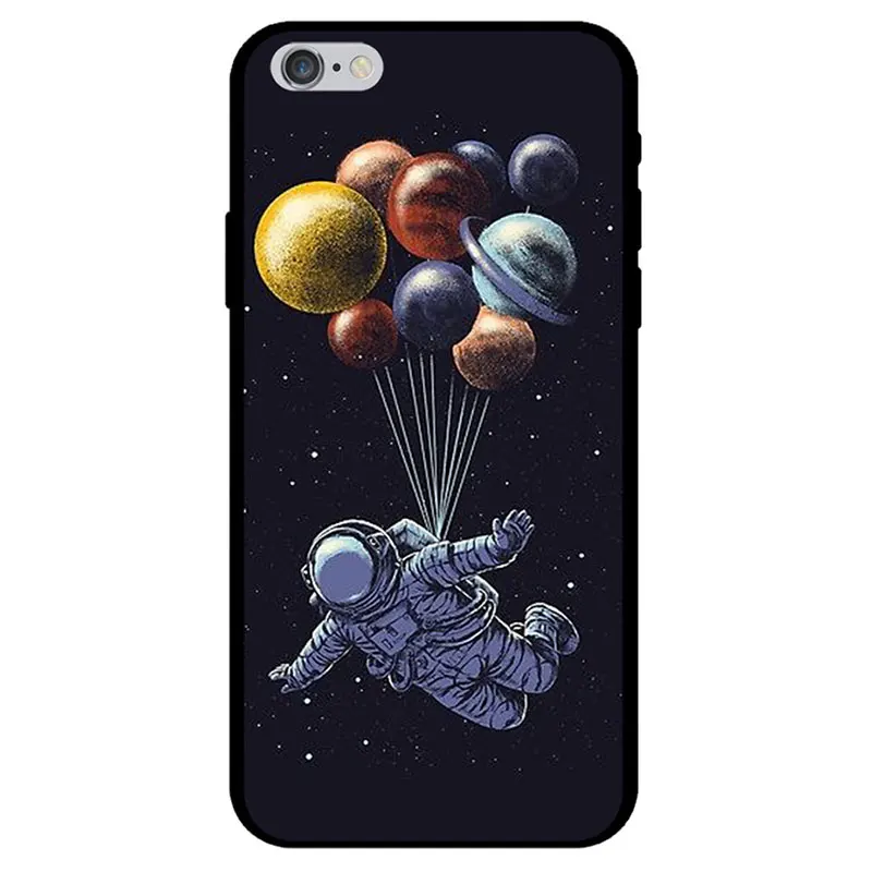 Чехол для телефона Space Moon Eclipse iPhone XS Max XR X 7 8 6 6S Plus 5S 7Plus 8Plus SE 5 Star UFO Swing Rocket воздушный