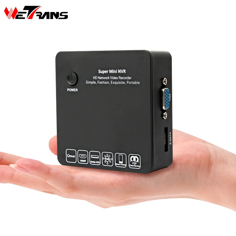 Wetrans мини PoE NVR 8CH Onvif IP рекордер 1080 P HDMI E SATA H.264 P2P видеонаблюдения сети видео