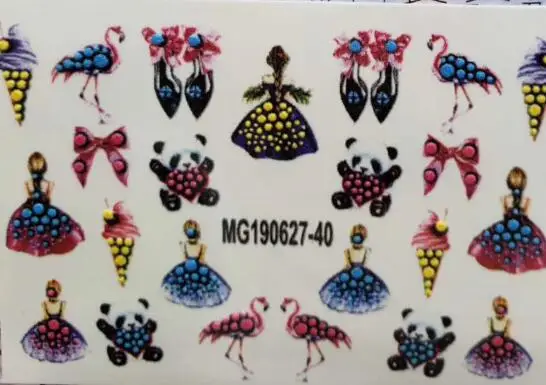 3D Новое поступление акриловая гравировка наклейка для ногтей юбка девушка якорь