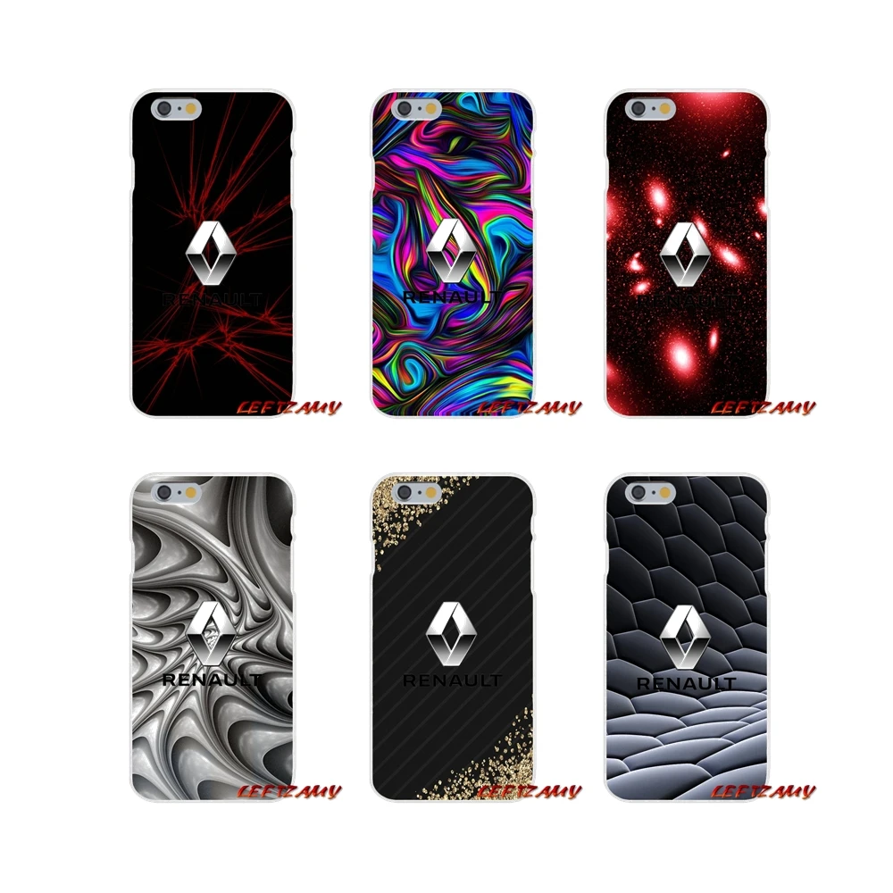 Для iPhone X XR XS MAX 4 4S 5 5S 5C SE 6 6S 7 8 Plus ipod touch Аксессуары чехлы для телефонов Funda Super Cars Renault