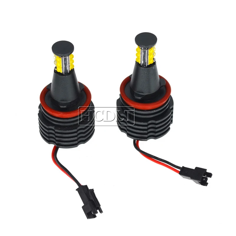 HCDLT 2*120 W чип светодиодный Ангельские глазки E92 H8 светодиодный чипы белый настенные светильники для B-M-W E91 E60 E61 E70 X5 E71 X6 E82 E87 Ангельские глазки Светодиодный Маркер