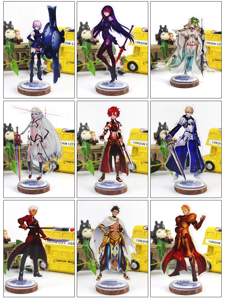 Японская аниме фигурка fate go акриловая подставка кулон|Игровые фигурки и