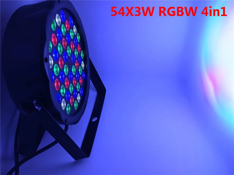 54x3 W светодиодный Номинальный DJ Par PORTATO Lavaggio RGBW Luce делла Дискотека DMX контроллер