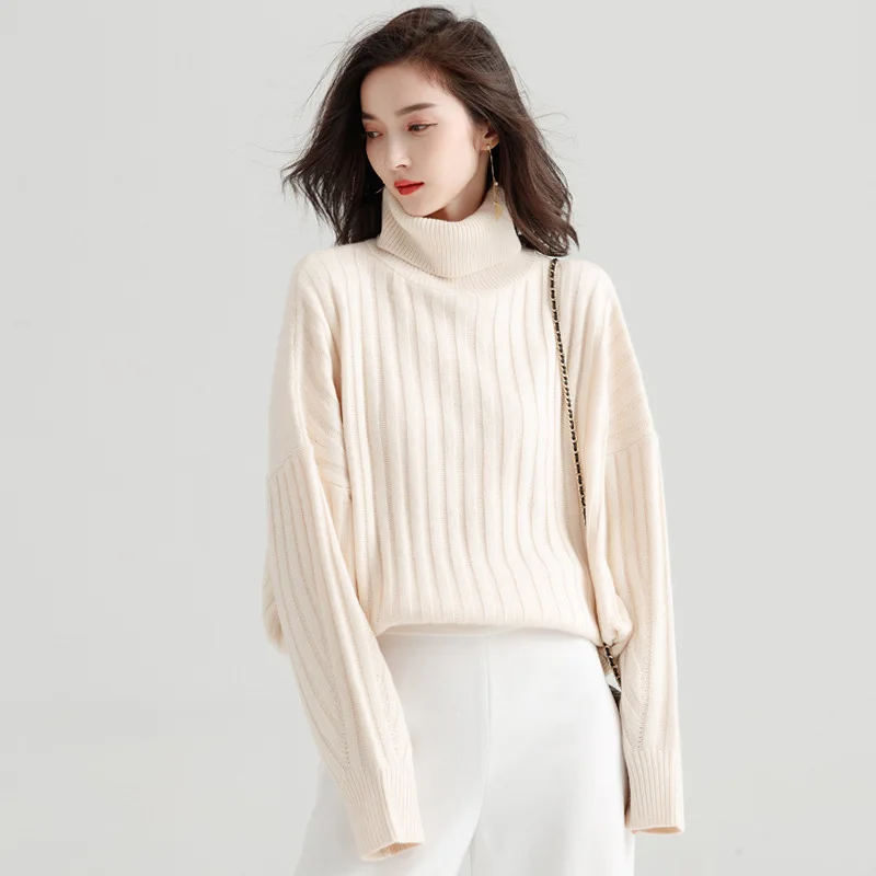 2018 Turtleneck Thick Winter Sweater Women Top Pullover Loose Cardigan Casual Womens Sueter Mujer Woman Outerwear RWC185031 |