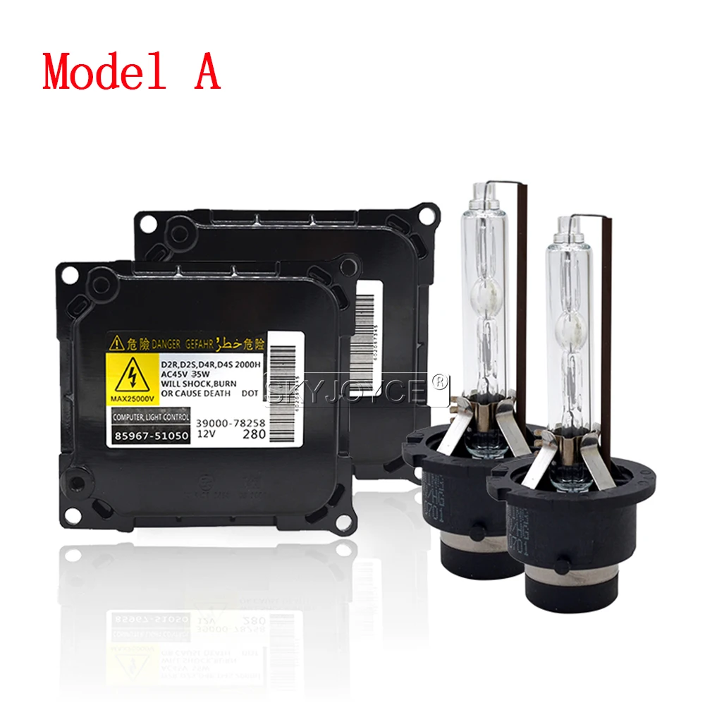 Оригинальный 35W Yeaky HID ксеноновая лампа D2S D4S балласт комплект автомобильных фар