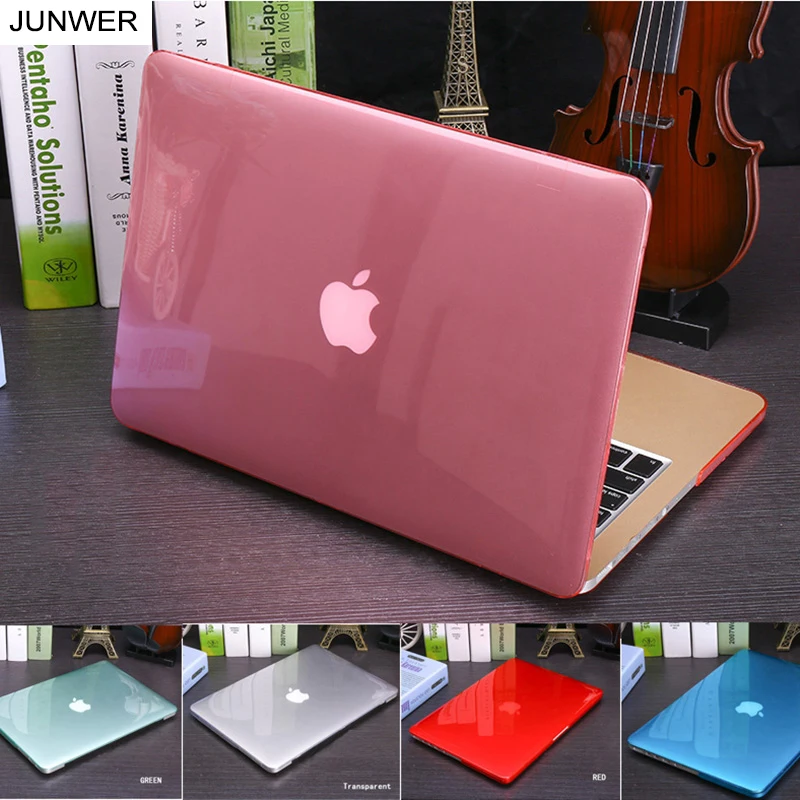Прозрачный матовый чехол JUNWER Crystal для Apple Macbook Air Pro Retina 11 12 13 3 15 A1932 ноутбука|case for apple