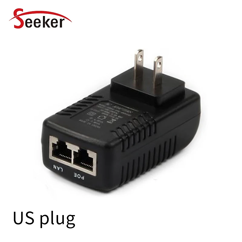 Бесплатная доставка Инжектор POE 48 В постоянного тока 0 5 А для IP камеры