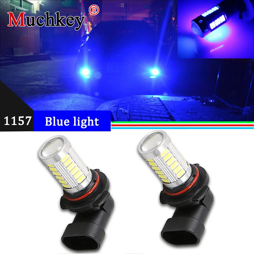 

2pcs 4014 1157 92SMD LED 14W 1000LM Still Bright Flash Fog Bulbs Driving DRL Light len Bulb Headlight 6000K Car-Styling
