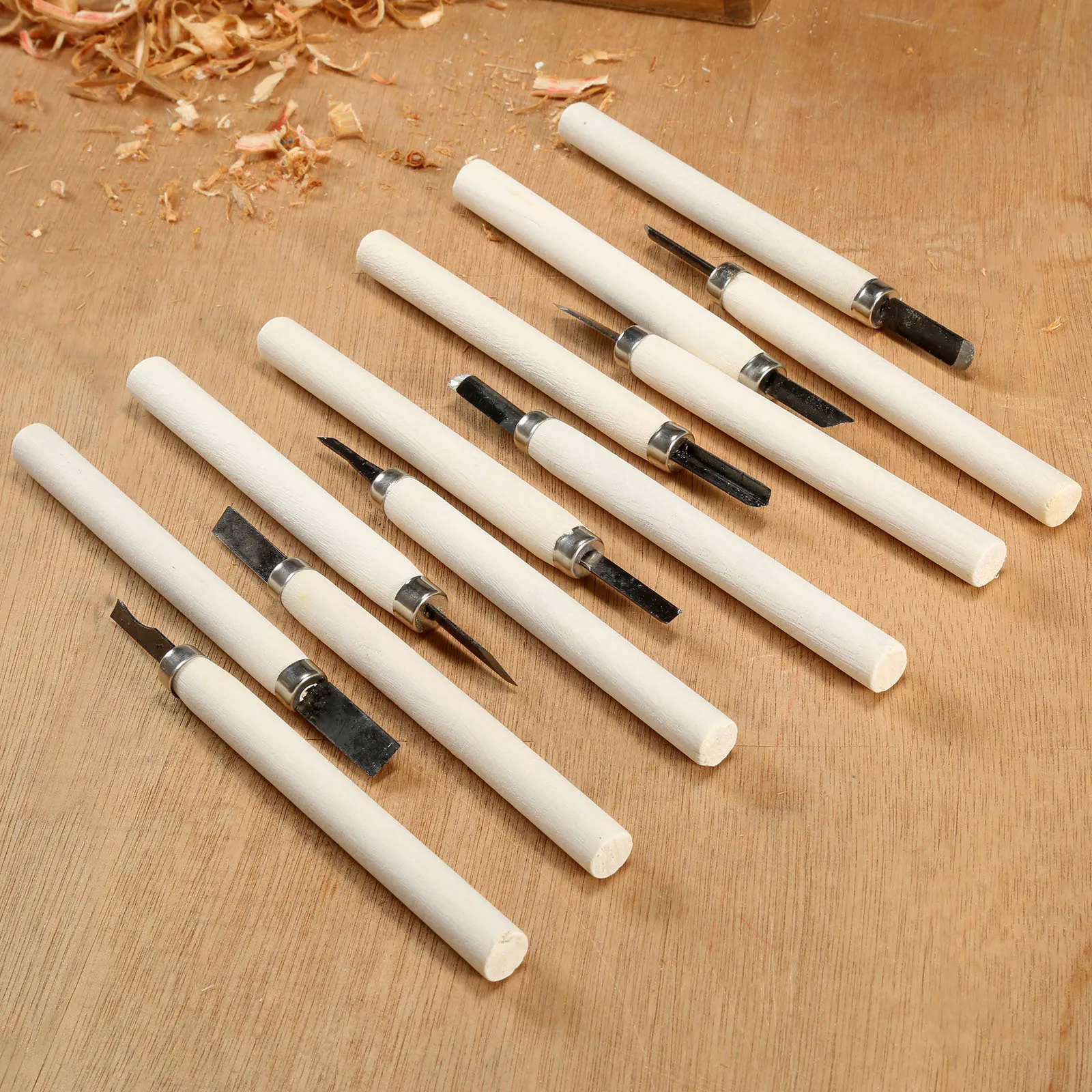 Нож для гравировки по дереву набор инструментов резки резьба долотом 12 шт. |