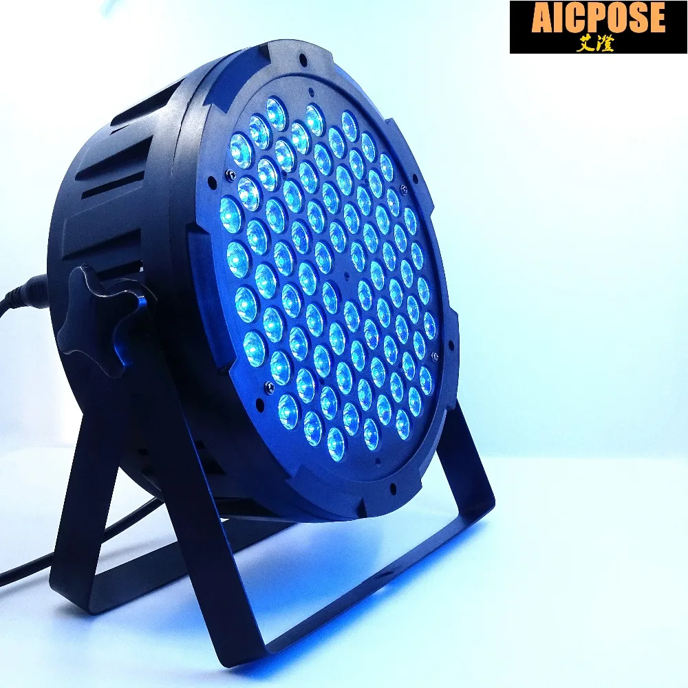 24 единицы 80*3 Вт RGB 3в1 освещение 80x3 led Par огни плоские par dmx512 Свадебная вечеринка в