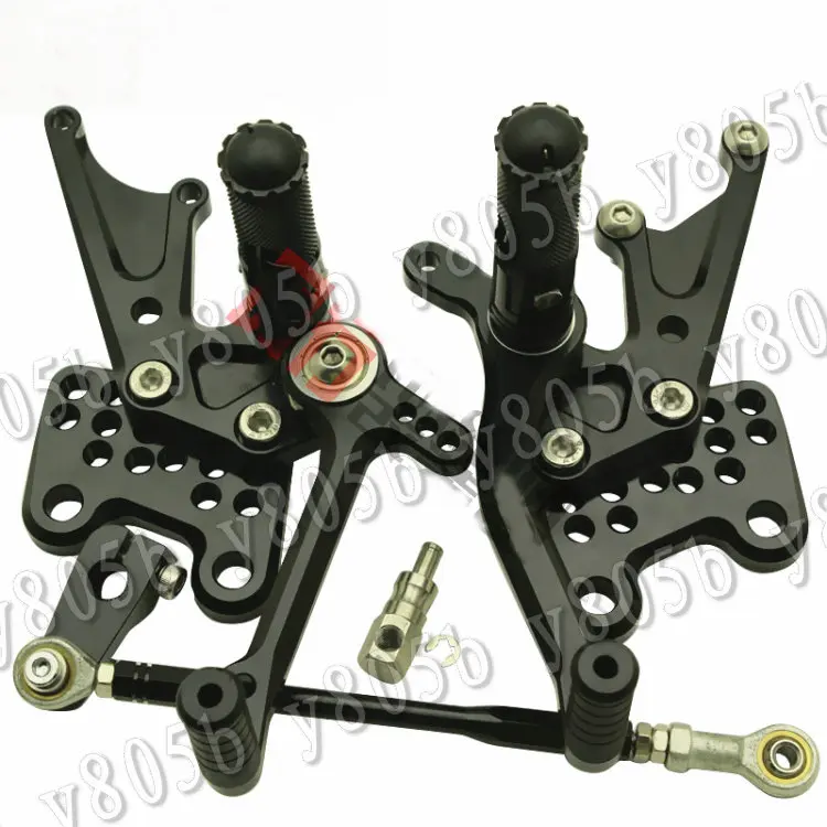 Черный CNC мотоцикл Rearset подножки для ног Набор KAWASAKI ZX-14R ZZR 1400 ZX 14R | Автомобили и