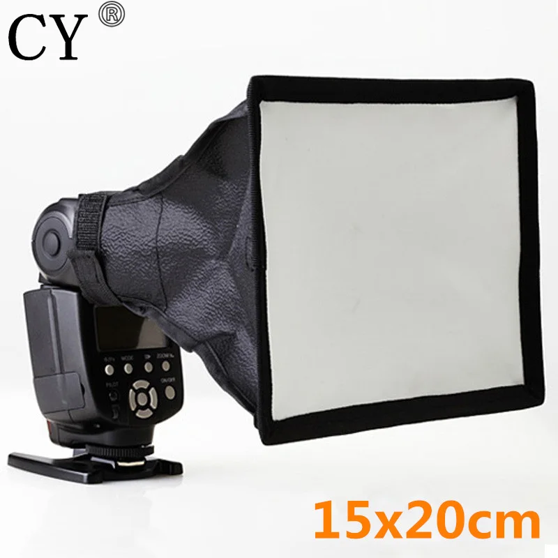 15X20cm Фотостудия софтбокс рассеиватель для внешней вспышки Speedlite Универсальный M
